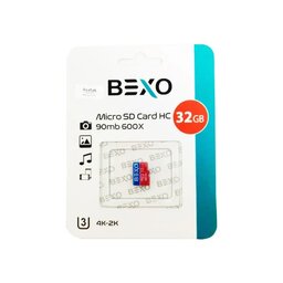 کارت حافظه مموری MicroSDHC 90mb 600x مارک bexo ظرفیت 32GB
کارت حافظه مموری MicroSDHC 90mb 600x  bexo ظرفیت 32GB  باضمانت