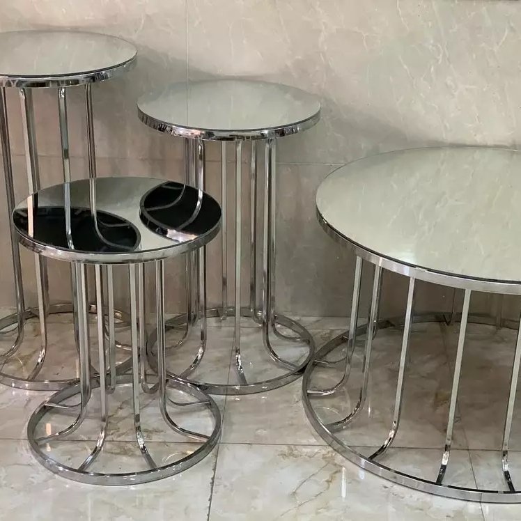 جلو مبلی 4تیکه اینه ای ستونی