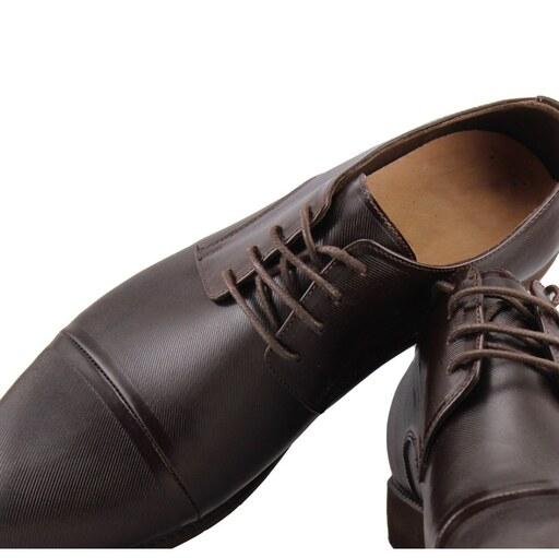 کفش چرم طبیعی مردانه دست دوز ژاو مدل 3212