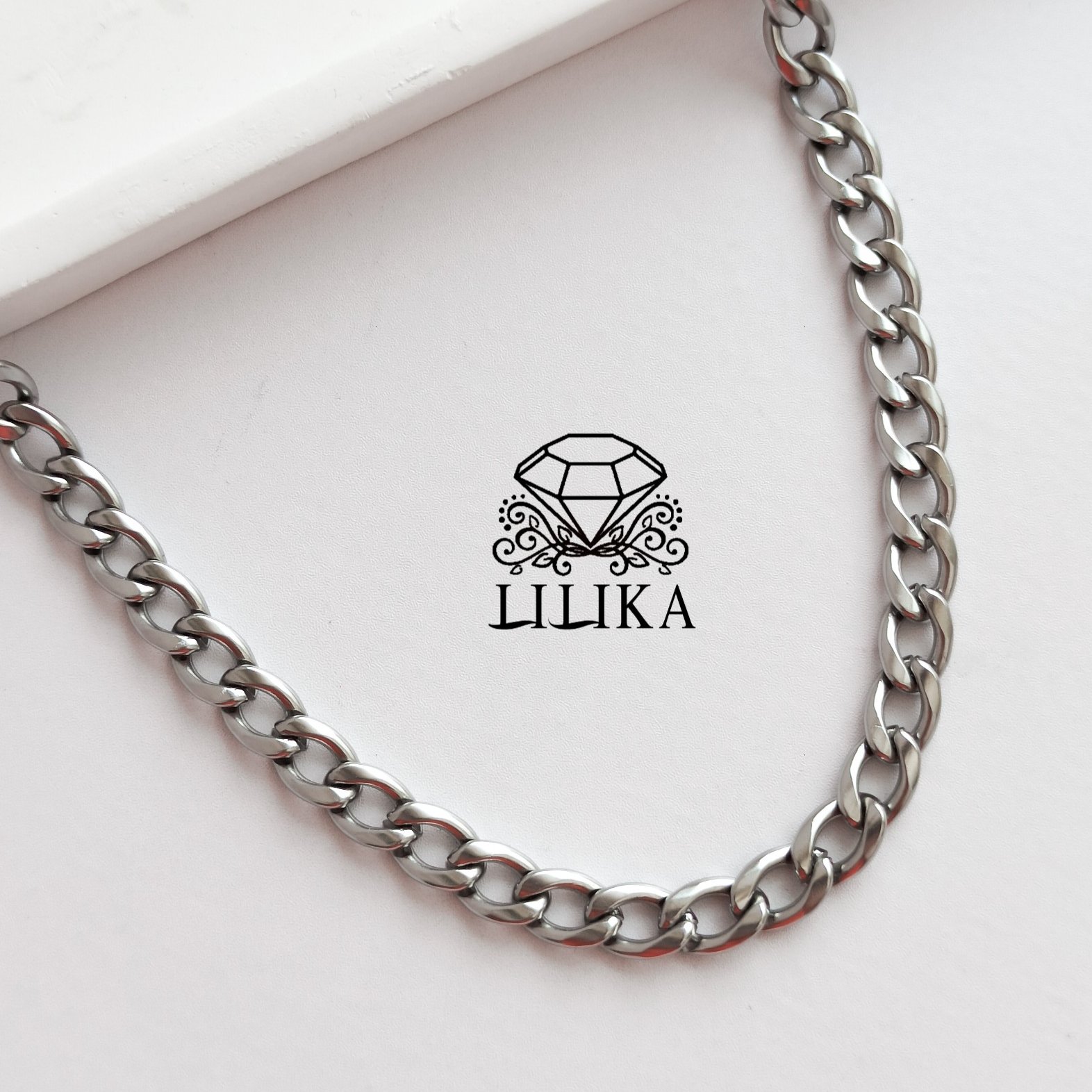 گردنبند کارتیر نقره ای