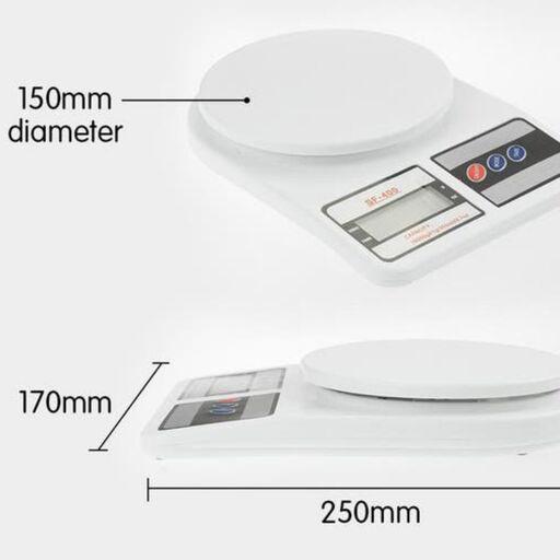 ترازو دیجیتال آشپزخانه قابلیت اندازه گیری تا 10 کیلوگرم