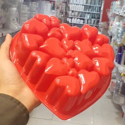قالب ژله پلاستیکی طرح قلب