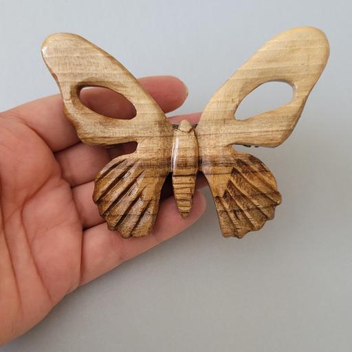 گلسر مدل پروانه چوبی دستساز چوبی گالری  