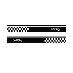 برچسب بدنه خودرواکسان استور  طرح Coopers کد C01 بسته 2 عددی