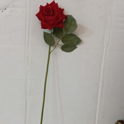 گل رز سرخ مصنوعی تک شاخه خرید 100عدد یکجا ارسال رایگان 