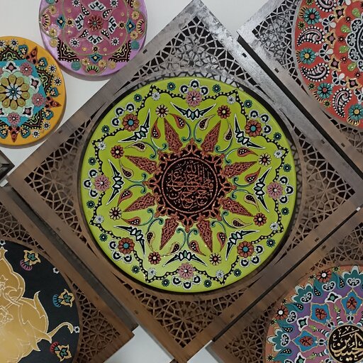 دیوارکوب پرشنگ مزین به آیات قرآنی