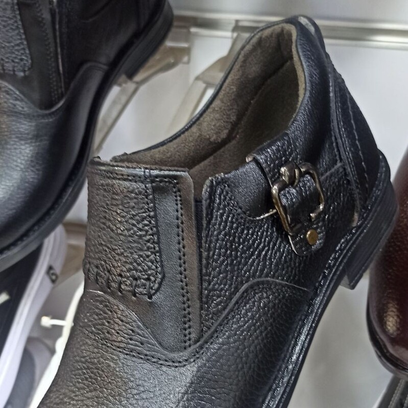 کفش چرم مردانه بایکسال ضمانت تعویض