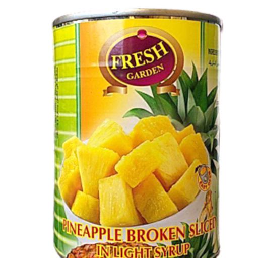 کمپوت آناناس امریکن فرش اصل تایلندی اعلا  565 گرمی (10 عدد) مارک American Fresh 