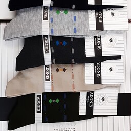 جوراب مردانه آدونیس نانو  با طرحی ساده و شیک  دررنگبندی قیمت یک جفت