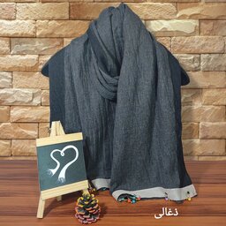 شال نخی گوشواره دار پلیسه ای کد (1033) بوم اسکارف