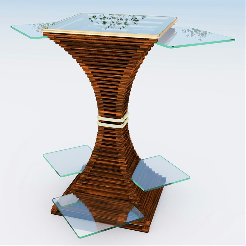  میز کنسول چوبی پایابن مدل PBN-k02 در رنگهای سفارشی 