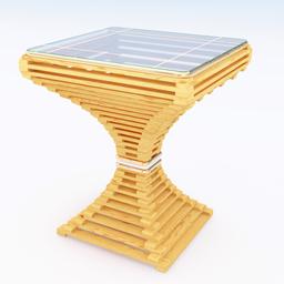 میز عسلی مدل PBN-A01 رنگ عسلی