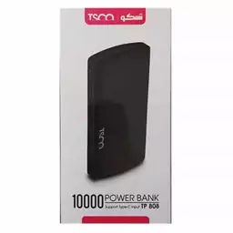 پاوربانک 10000 میلی آمپر TSCO TP 808 با گارانتی 12 ماهه