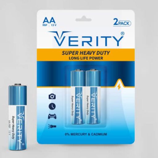 باتری قلمی  وریتی Super Heavy Duty بسته 2 عددی