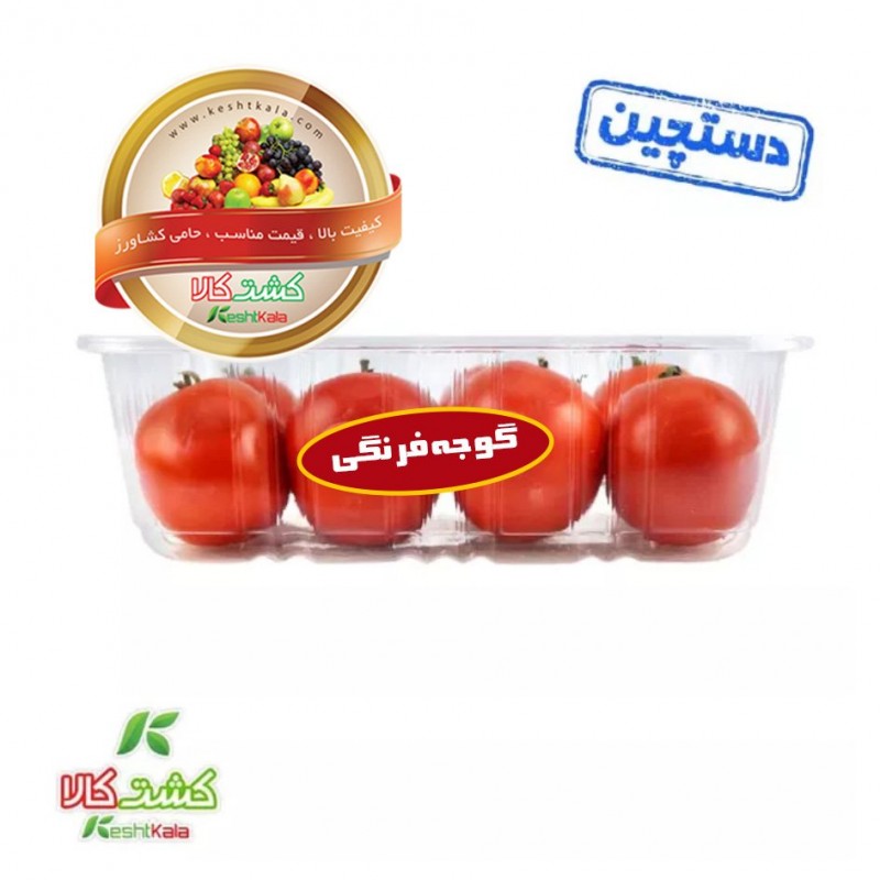 گوجه فرنگی بسته بندی 1000 گرمی