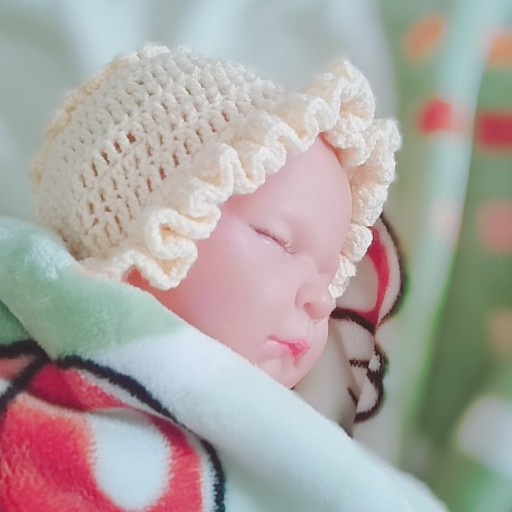 کلاه دستباف نوزادی پرنسسی