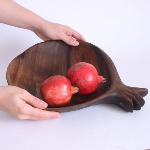 ظرف میوه دستساز چوبی طرح  انار