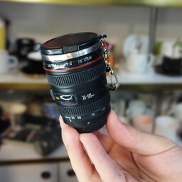فنجان قهوه ( قهوه خوری )  طرح لنز دوربین داخل استیل  با قابلیت نگهداری دما 