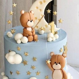 کیک تولد پسرانه خرسی