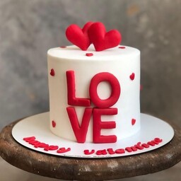 کیک ولنتاین  کیک عاشقانه سالگرد ازدواج