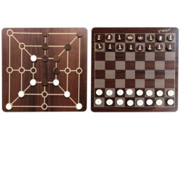 شطرنج و دوز چوبی