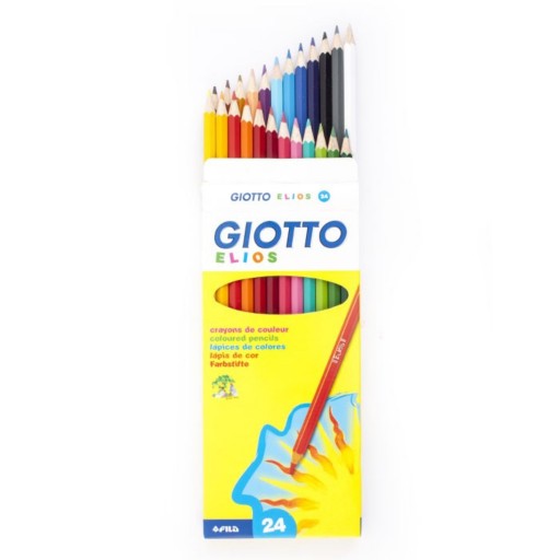 مداد رنگی 24 رنگ جیوتو مدل Elios