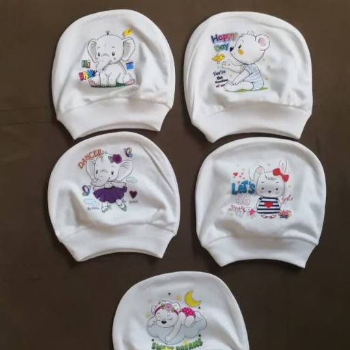 کلاه نوزادی در طرح های زیبا کد N016
