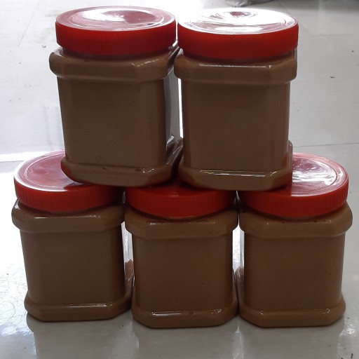 کره بادام زمینی با بادام تازه (تضمین کیفیت) 1000 گرمی فروش ویژه