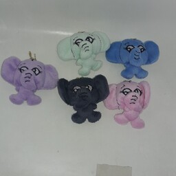 آویز عروسکی طرح فیل در رنگ بندی مختلف