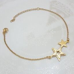دستبند سندپلاس طلایی ستاره 2
