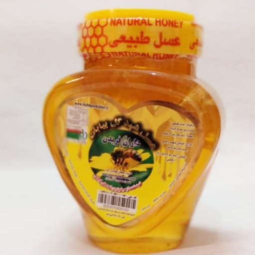 عسل طبیعی قلبی 850 گرم باموم یا بدون موم (مستقیم از زنبوردار)