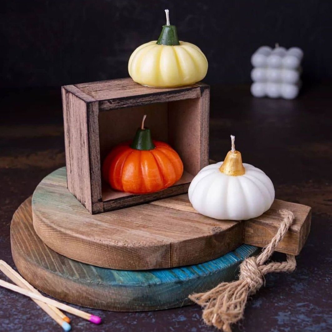 شمع کدو تنبل 6 سانت