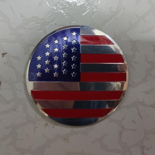 آرم پرچم آمریکا 6سانتی مناسب ماشین آمریکایی لوگو برچسب برجسته امریکا فورد موستانگ کاپریس شورولت بیوک نوا کادیلاک پونتیاک