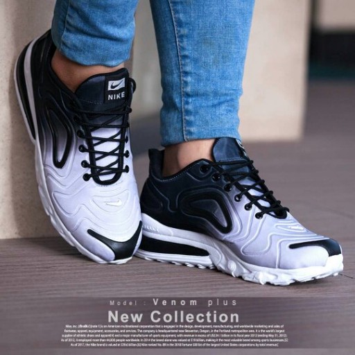 کفش مردانه Nike مدل Venom plus (مشکی طوسی)