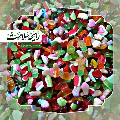 پاستیل ارگانیک و سالم با ژلاتین حلال گاوی 🐄 و شیرین کننده استویا🌿