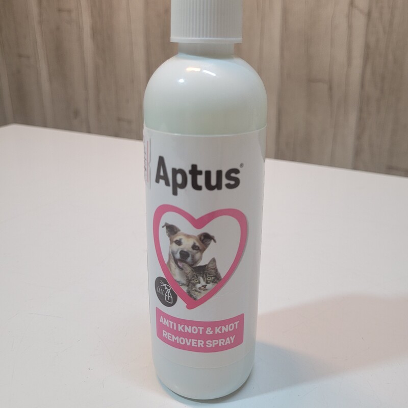 اسپری لوسیون و گره باز کن موی حیوانات مخصوص سگ و گربه برند  APTUS  ساخت فنلاند