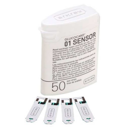 نوار قند خون گلوکوکارد(50عدد) مدل Glucocard-01 Sensor