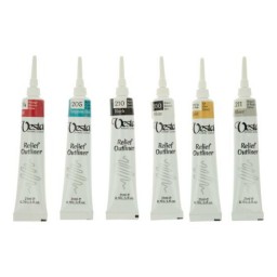 خمیر دورگیر وستا مدل Relief Outliner  حجم 21 میلی لیتر بسته 6 عددی