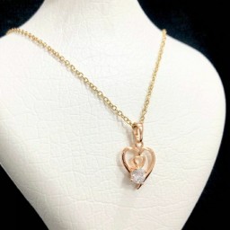 دو طرح گردنبندزنانه دخترانه ظریف قلب مارک ژوپینگ