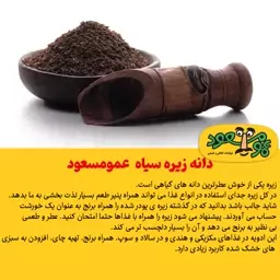 دانه زیره سیاه درجه یک عمومسعود بسته 50 گرمی