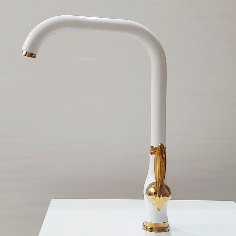شیر آشپزخانه اسناپل مدل رهام کد 11 رنگ سفید طلا