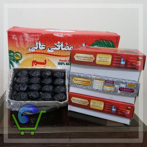 خرمای مضافتی درجه یک بم ( یک مادر کارتن - 12 بسته 600 گرمی)