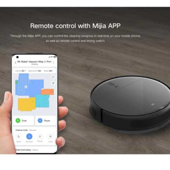 جاروبرقی رباتیک شیائومی مدل mop 2 pro+