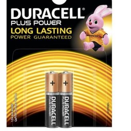 باتری نیم قلمی دوراسل مدل Plus Power Duralock بسته 2 عددی