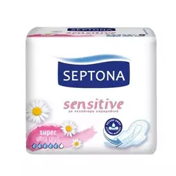 نوار بهداشتی سپتونا قطر نازک مدل Super Ultra Plus Sensitive
تعداد 8 عددی