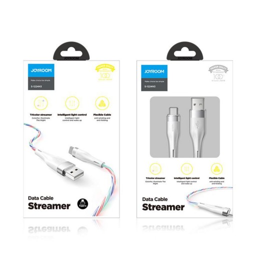 کابل لایتنینگ Joyroom  Streamer Data Cable Lightning