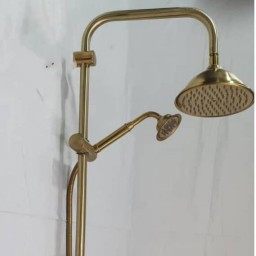 دوش حمام دوکاره طلا مات دارای گارانتی درجه کیفیت عالی ارسال به سراسر ایران