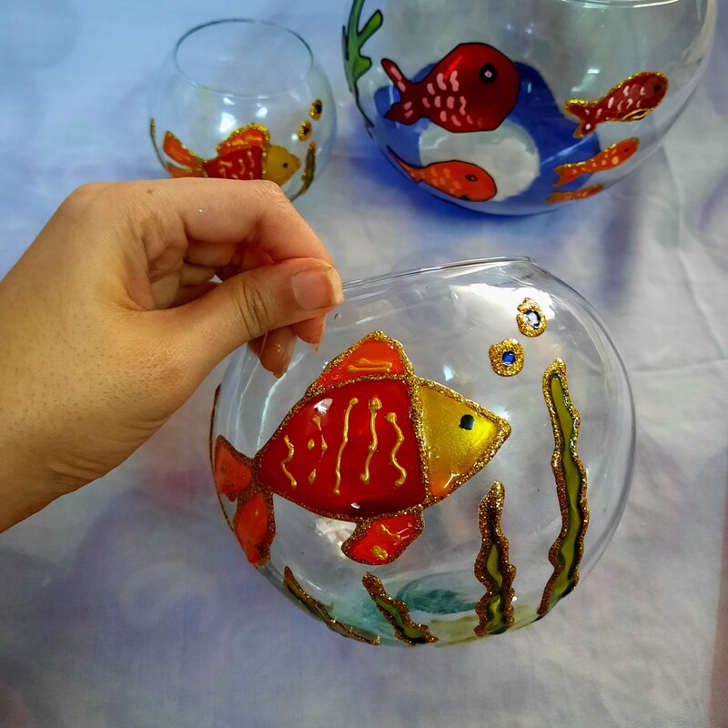 تنگ ماهی شیشه ای ویترای در سایز های مختلف