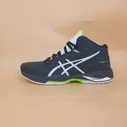 کفش والیبال و هندبال بسکتبال  اسیکس وی سویفت ویتنام  asics vswift ff  کیفیت مستر کوالیتی رنگ مشکی فسفری