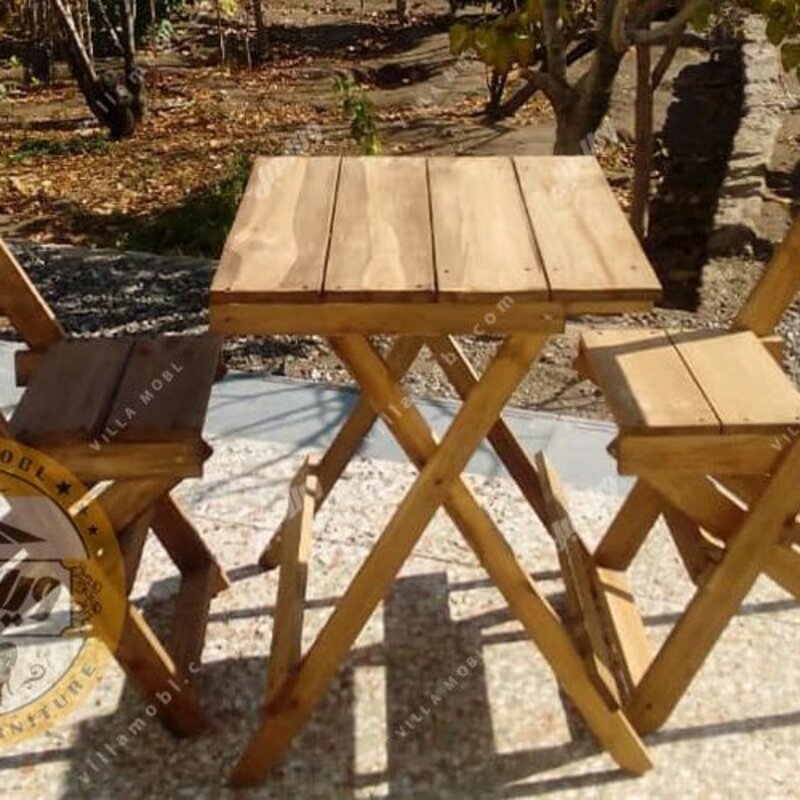 ست میز و صندلی تاشو چوبی
ارسال به روش پس کرایه 
